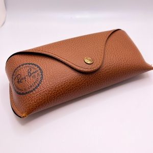 Ray Ban Brown Leather Sunglass Case